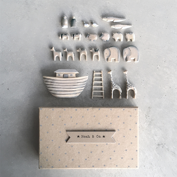 Natural Little Noah's Ark Set in Box