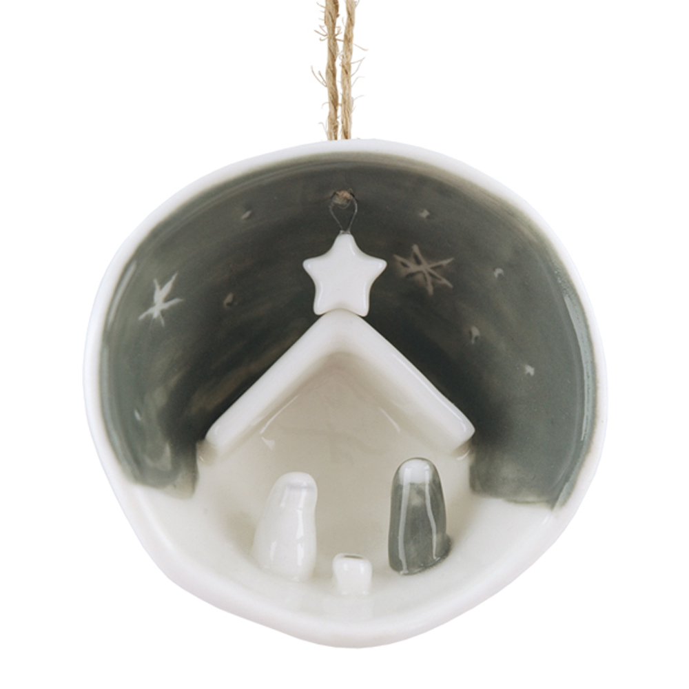 Jesus, Mary & Joseph Christmas Bauble