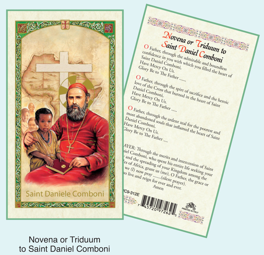 PRAYER CARD ST DANIEL COMBONI