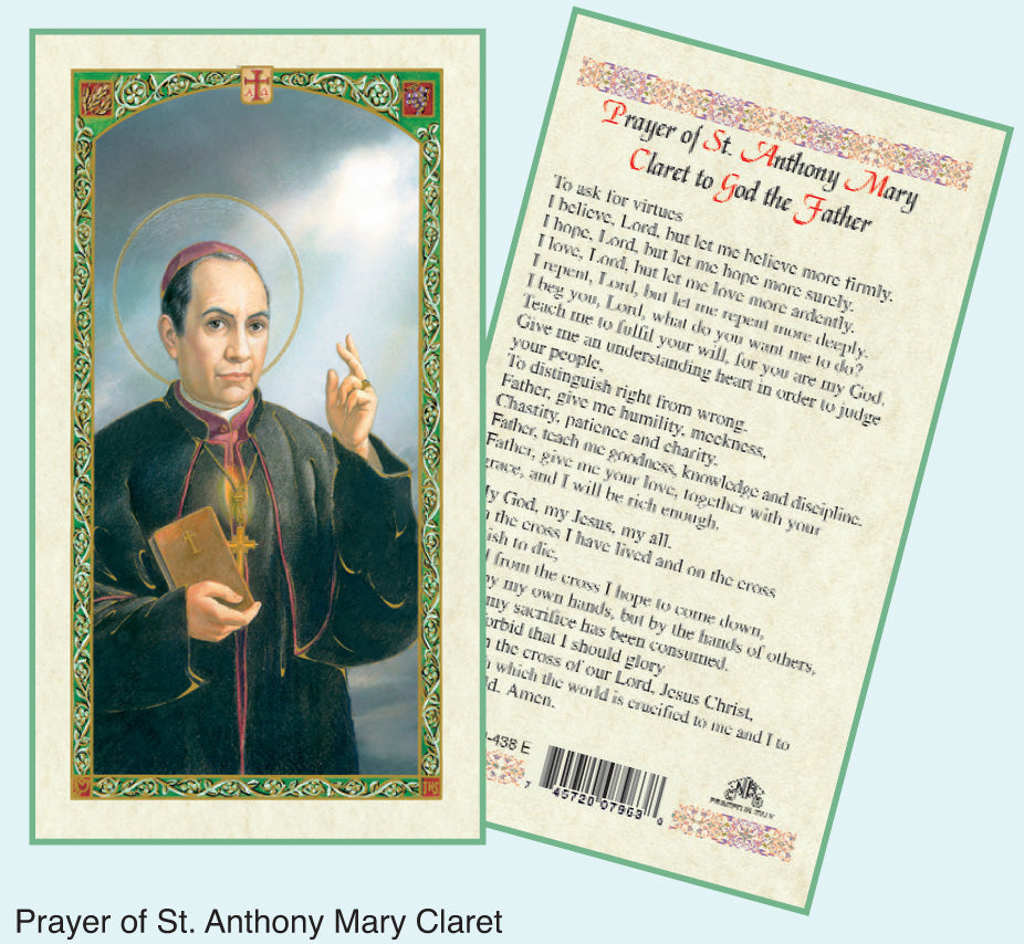 PRAYER CARD ST.ANTHONY MARY CL