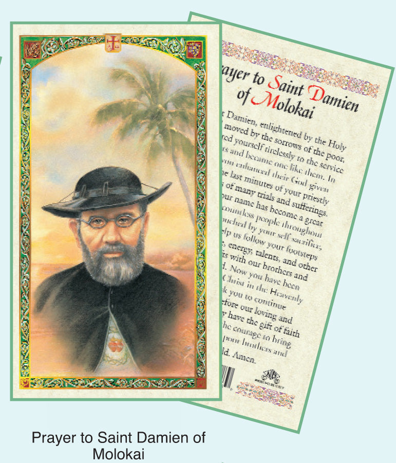 PRAYER CARD ST DAMIEN