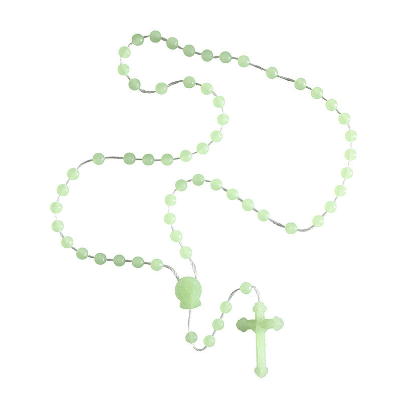 Rose-Scented Luminous Cord Rosary