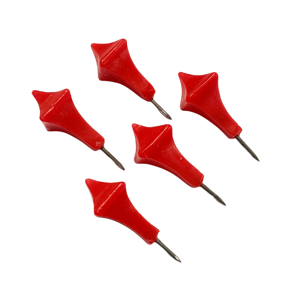 Light Red Incensed Paschal Nail Set - Pk of 5