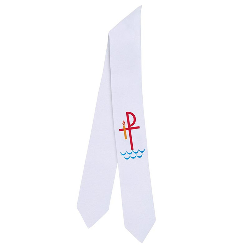 Chi Rho Baptismal Stole - 12 Pk
