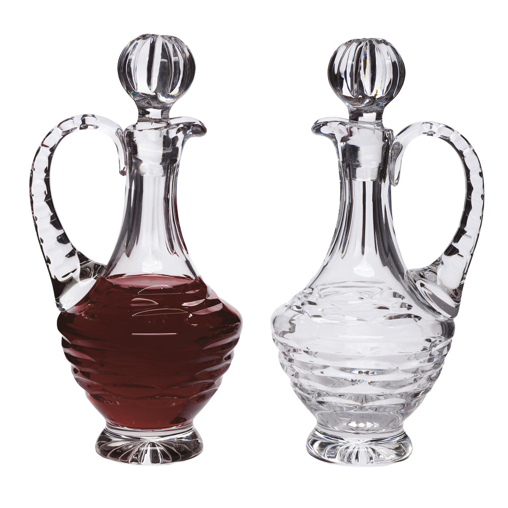 8" High Lead Crystal Cruet Set, CB12