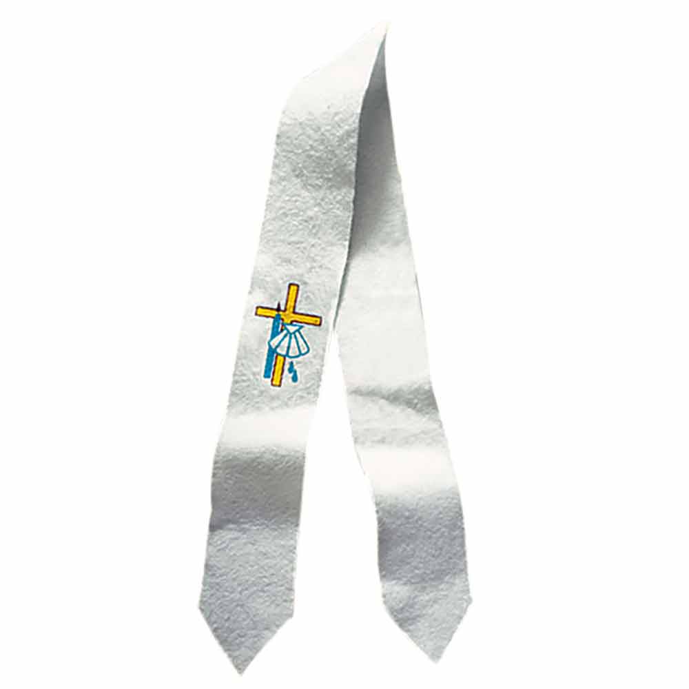 32" Long Child's Baptismal Stole - 12 Pk