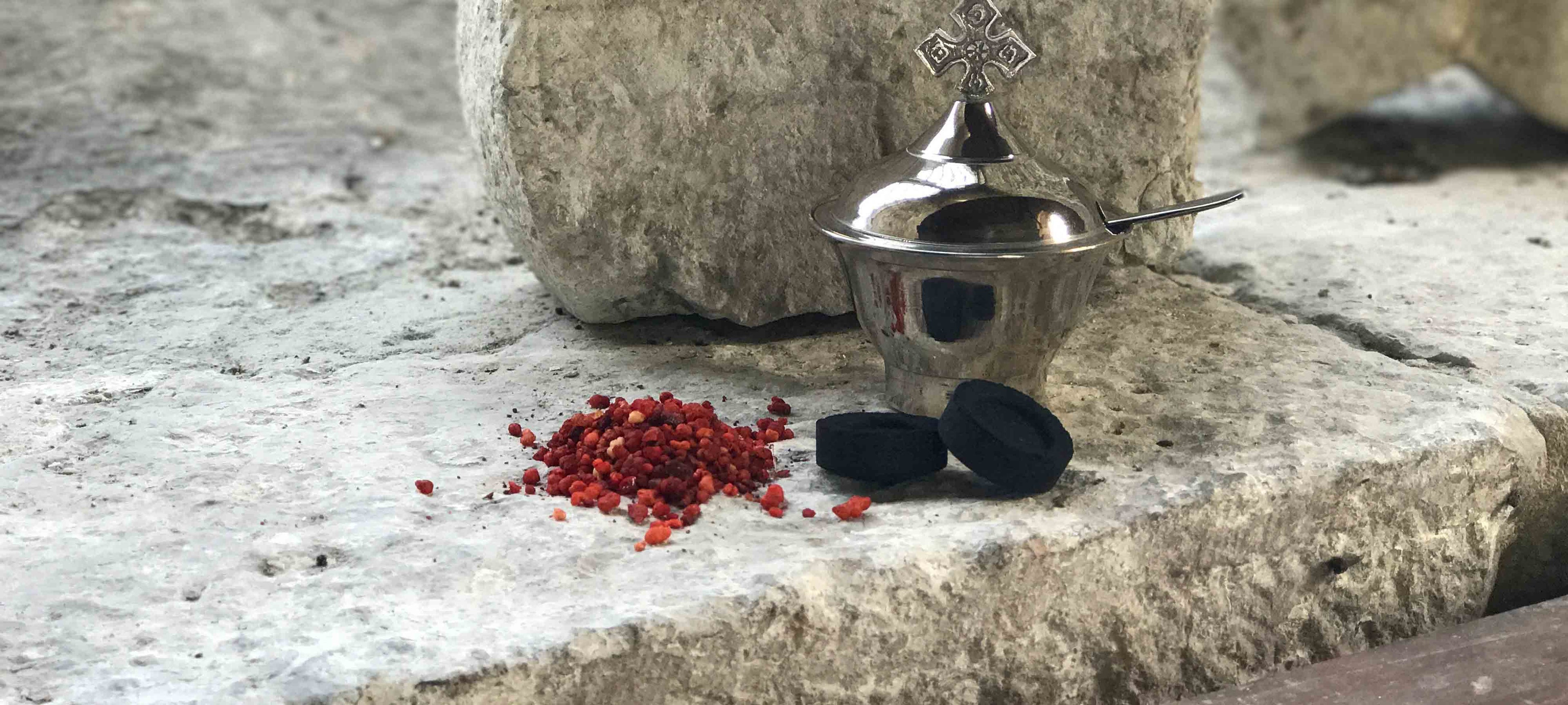 Incense, Charcoal & Anointing Oil