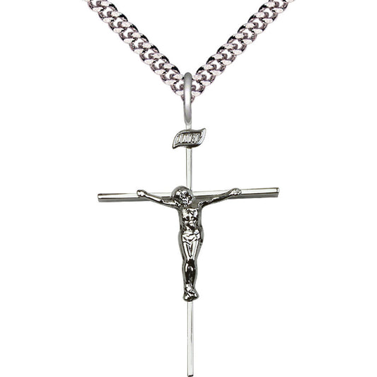 Sterling Silver Crucifix Pendant - 0011CSS