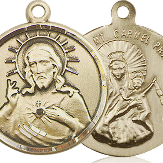 14kt Gold Scapular Pendant - 0017SKT