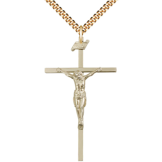 Gold Filled Crucifix Pendant - 0029GF