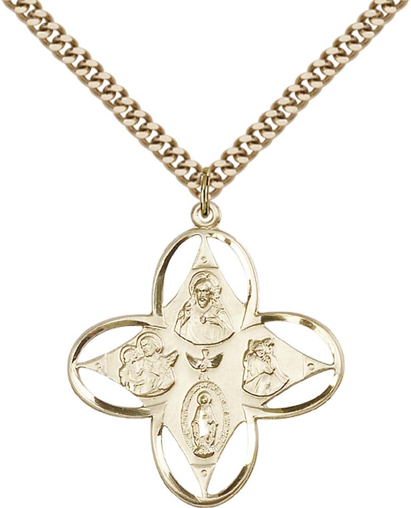 Gold Filled 4-Way Pendant - 0039GF