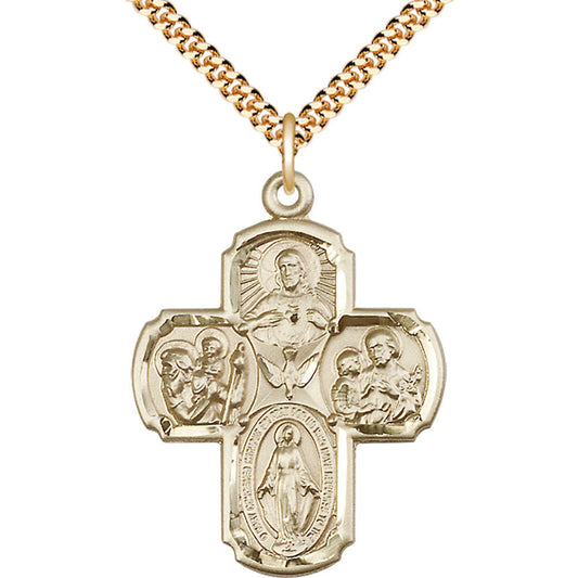 Gold Filled 4-Way Pendant - 0040GF