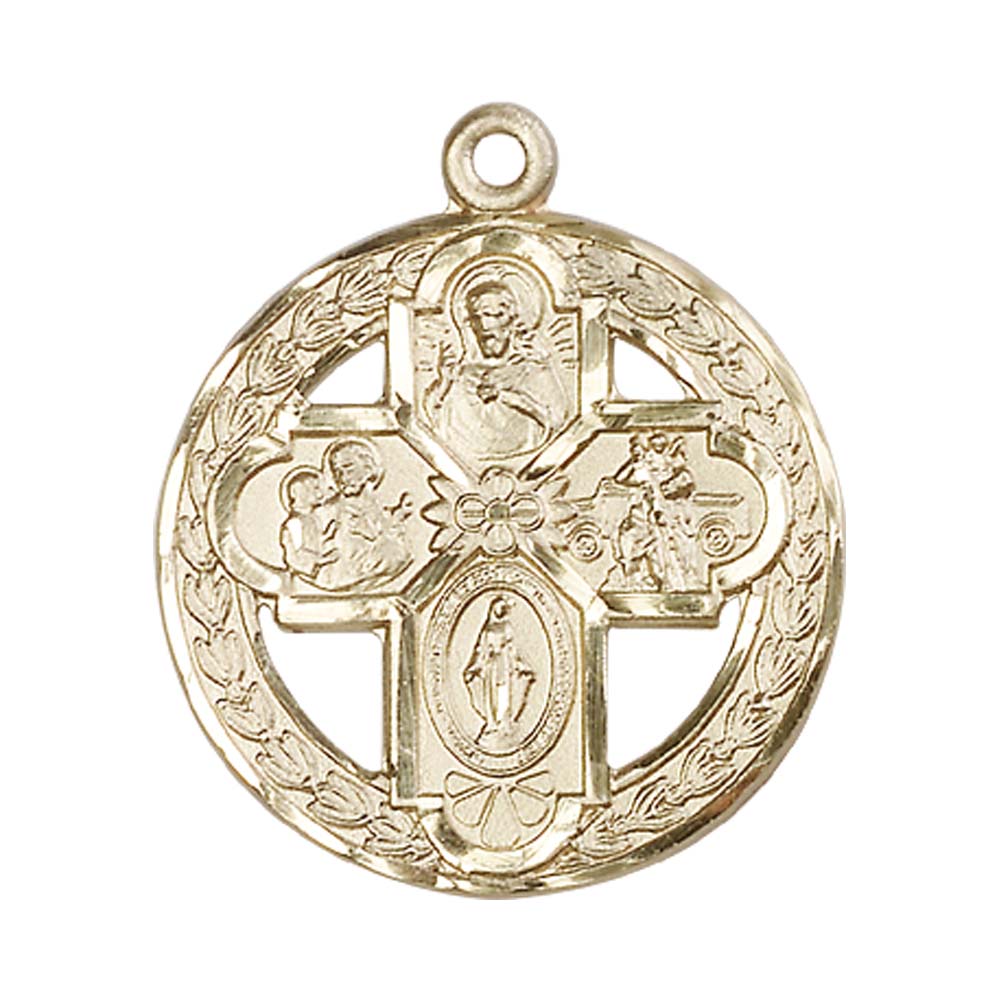 14kt Gold 4-Way Pendant - 0043CKT