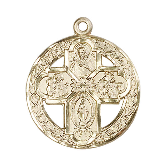 14kt Gold 4-Way Pendant - 0043CKT