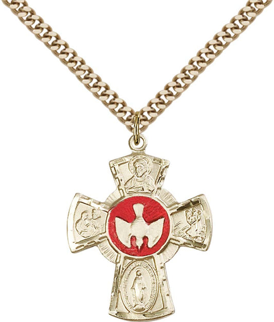 Gold Filled 5-Way Pendant - 0045EGF