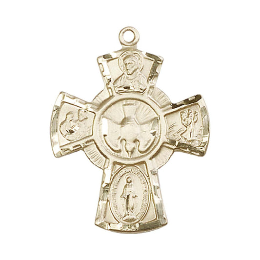 14kt Gold 5-Way Pendant - 0045KT