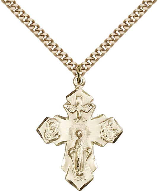 Gold Filled 4-Way Pendant - 0048GF