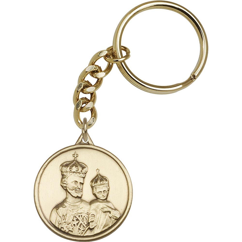 Antique Gold St. Joseph Keychain - 0201