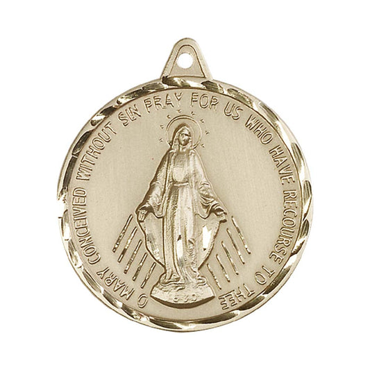 14kt Gold Miraculous Pendant - 0203MKT