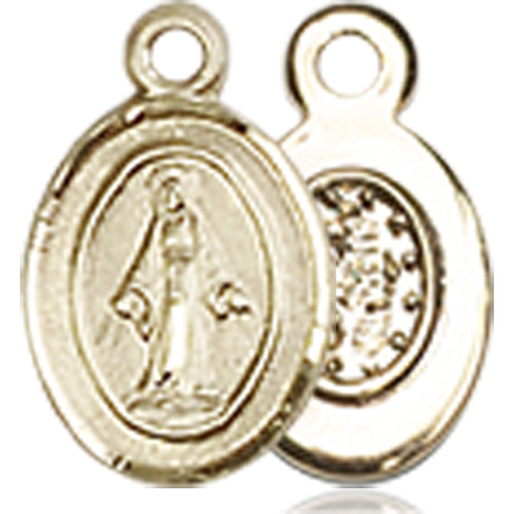 14kt Gold Miraculous Pendant - 0205PLKT