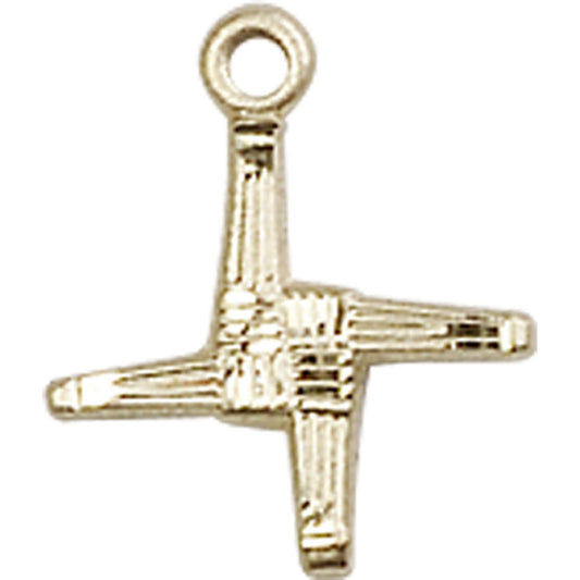14kt Gold Saint Brigid Pendant - 0291KT