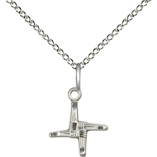 Sterling Silver Saint Brigid Pendant - 0291SS