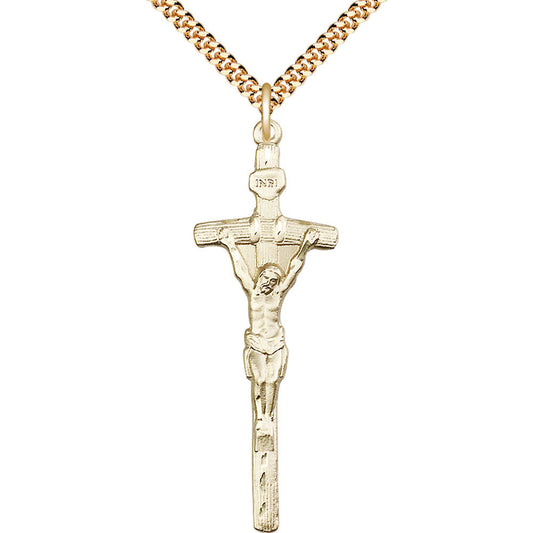 Gold Filled Crucifix Pendant - 0565GF