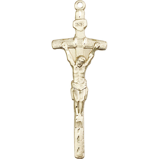 14kt Gold Crucifix Pendant - 0565KT