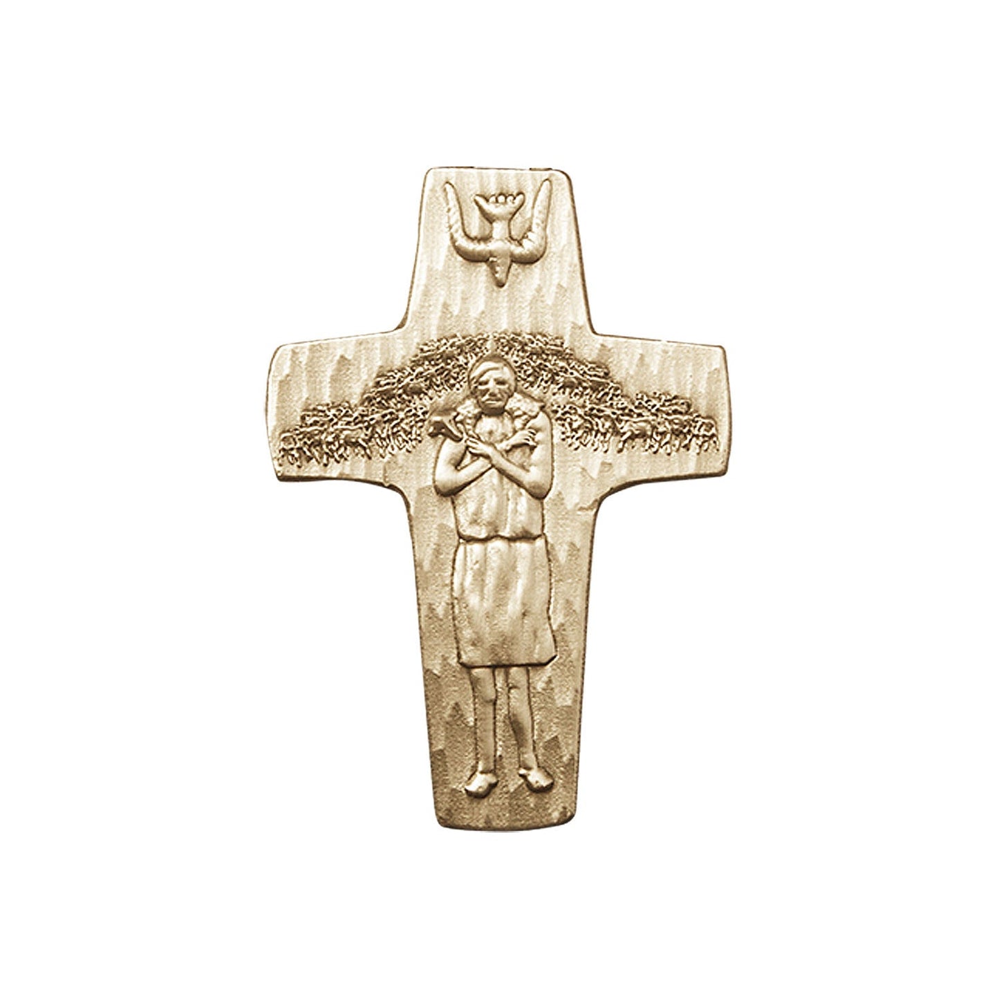Gold Oxide Pope Francis Visor Clip - 0566VG