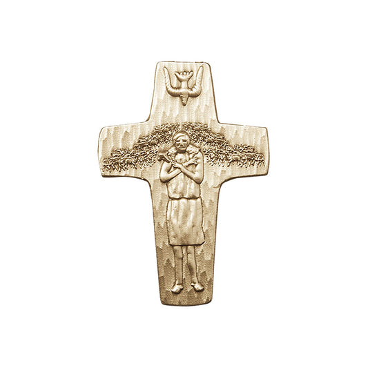 Gold Oxide Pope Francis Visor Clip - 0566VG
