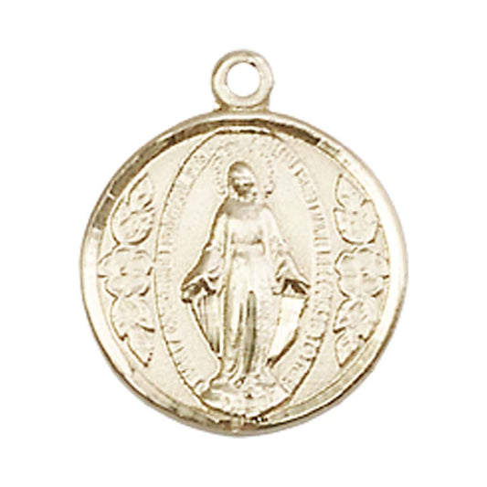 14kt Gold Miraculous Pendant - 0601MKT