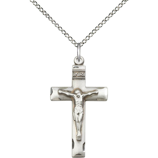 Sterling Silver Crucifix Pendant - 0624SS