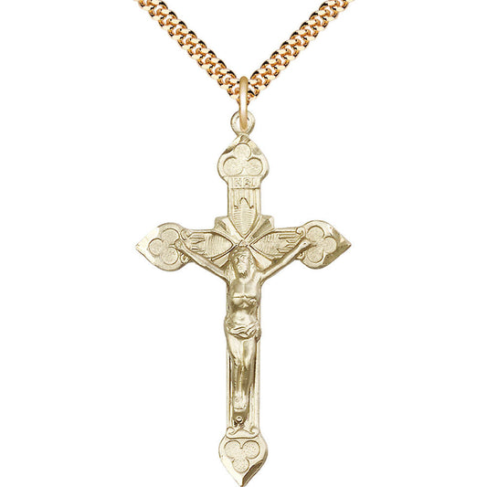 Gold Filled Crucifix Pendant - 0635GF
