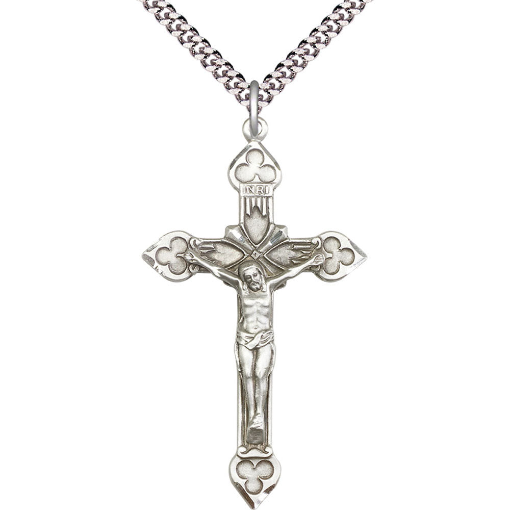 Sterling Silver Crucifix Pendant - 0635SS