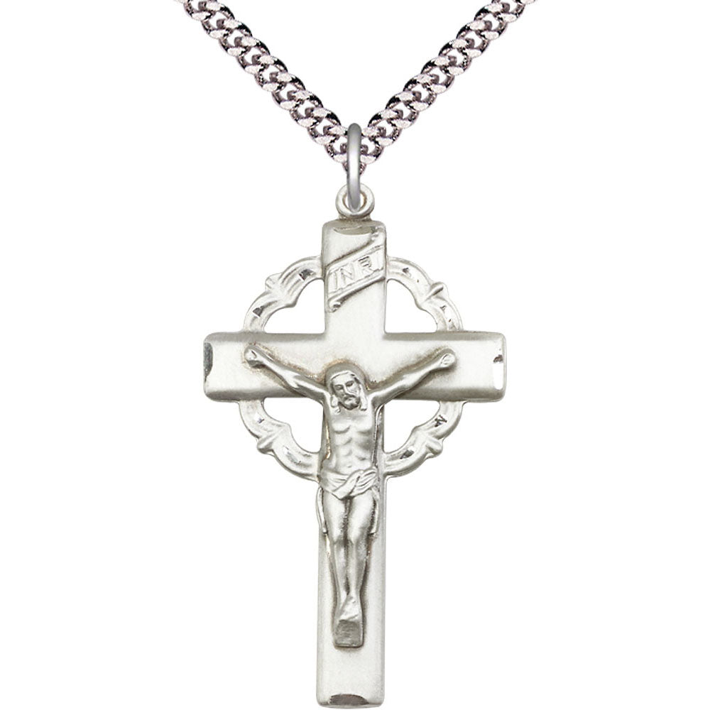 Sterling Silver Crucifix Pendant - 0640SS