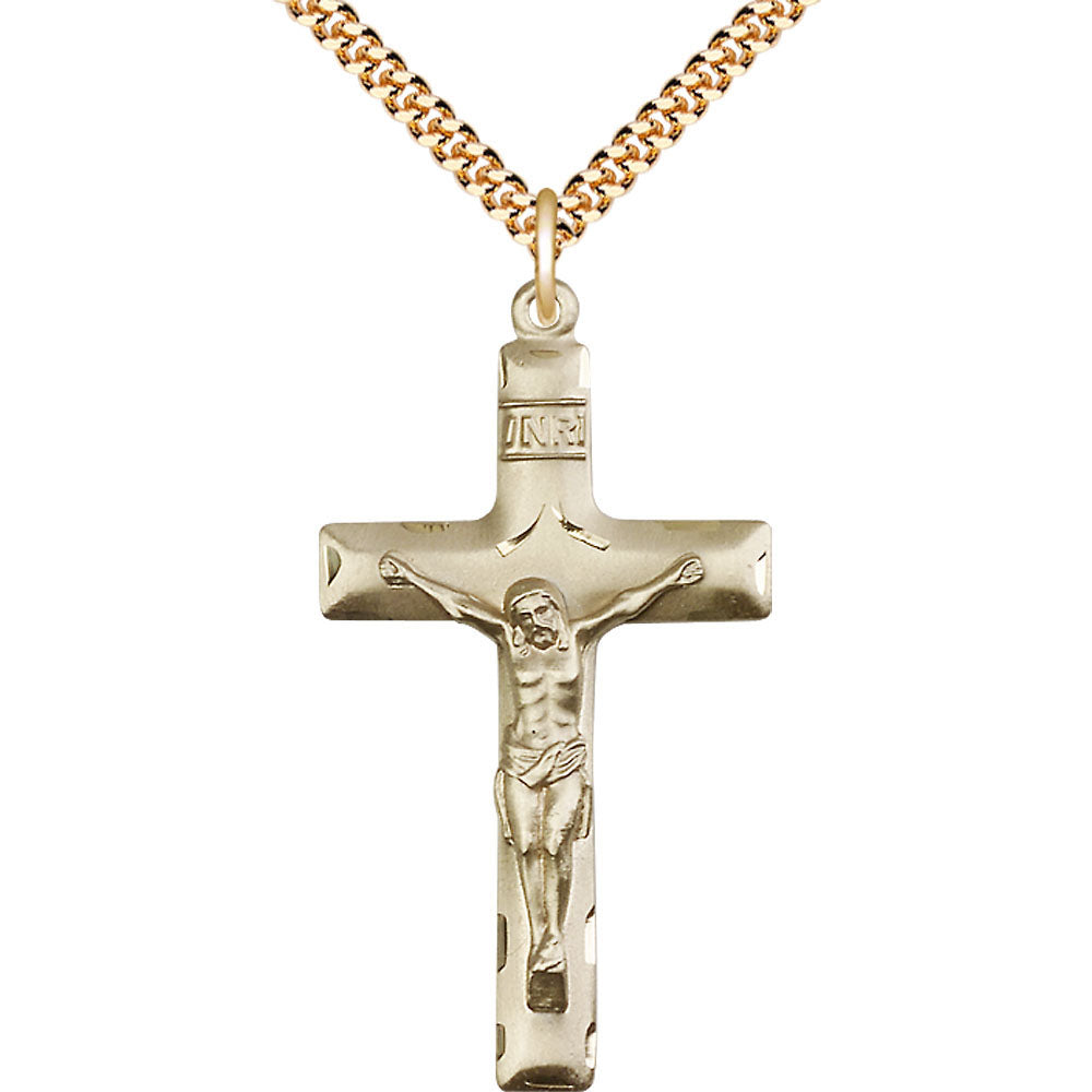 Gold Filled Crucifix Pendant - 0644GF