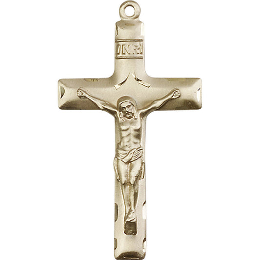 14kt Gold Crucifix Pendant - 0644KT