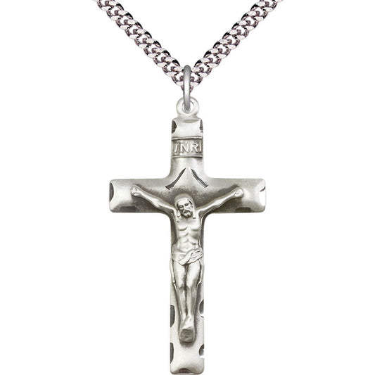 Sterling Silver Crucifix Pendant - 0644SS
