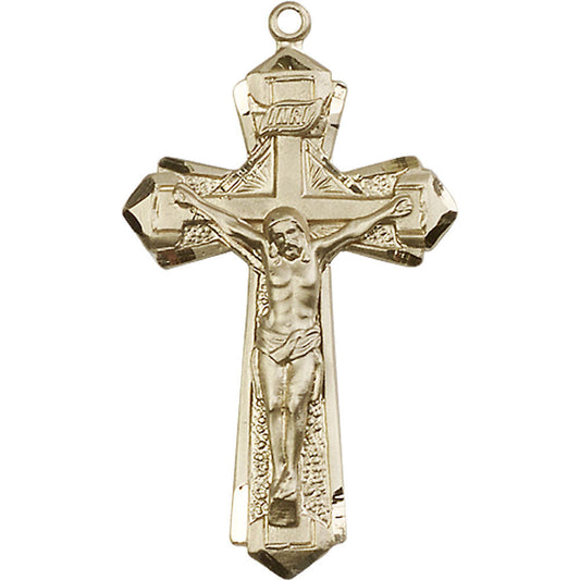 14kt Gold Crucifix Pendant - 0650KT
