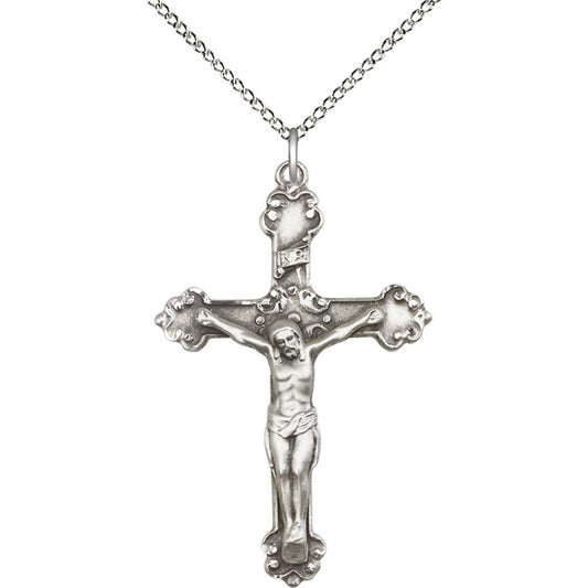 Sterling Silver Crucifix Pendant - 0656SS