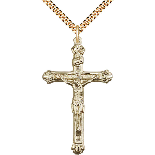 Gold Filled Crucifix Pendant - 0657GF