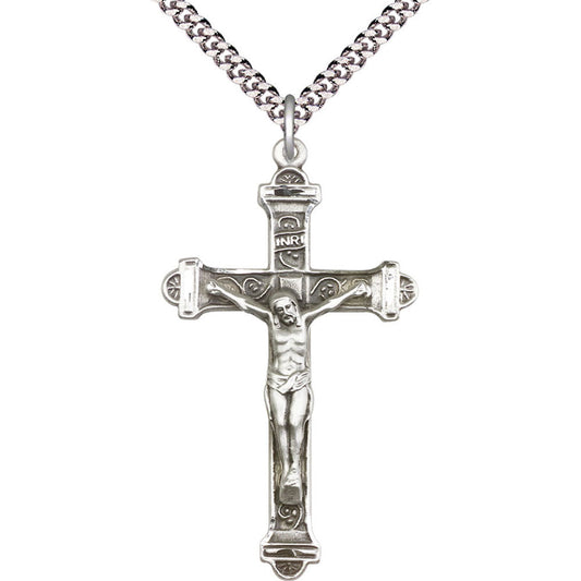 Sterling Silver Crucifix Pendant - 0658SS
