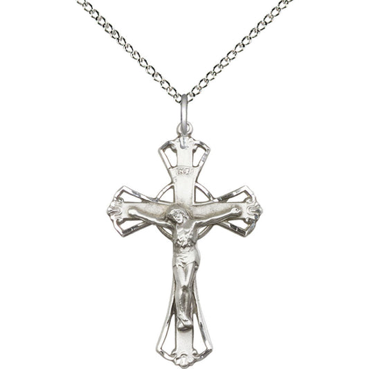 Sterling Silver Crucifix Pendant - 0659SS