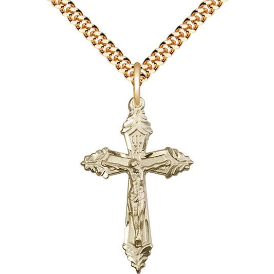 Gold Filled Crucifix Pendant - 0665GF