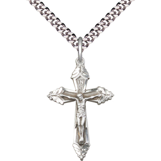 Sterling Silver Crucifix Pendant - 0665SS