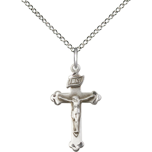 Sterling Silver Crucifix Pendant - 0669SS