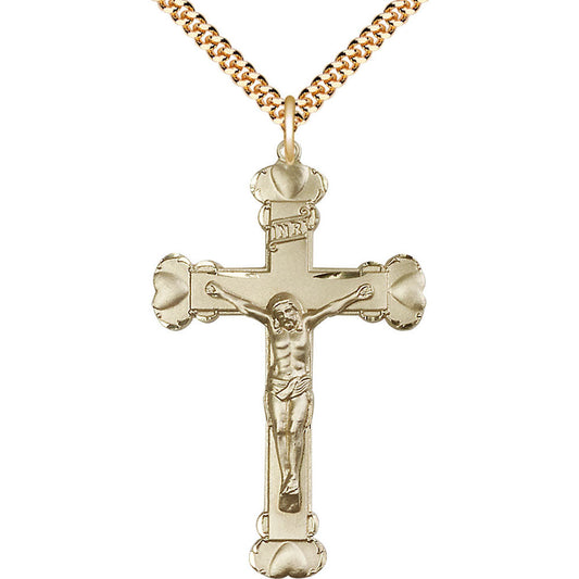 Gold Filled Crucifix Pendant - 0670GF