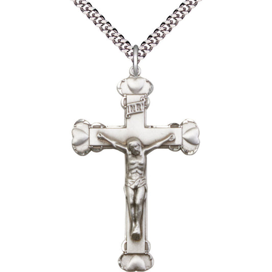 Sterling Silver Crucifix Pendant - 0670SS