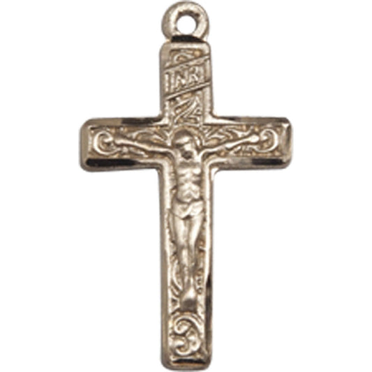 14kt Gold Crucifix Pendant - 0672KT