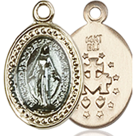 14kt Gold Miraculous Pendant - 0700BKT
